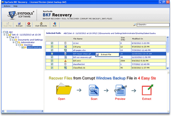 PC Backup File Recovery 5.9